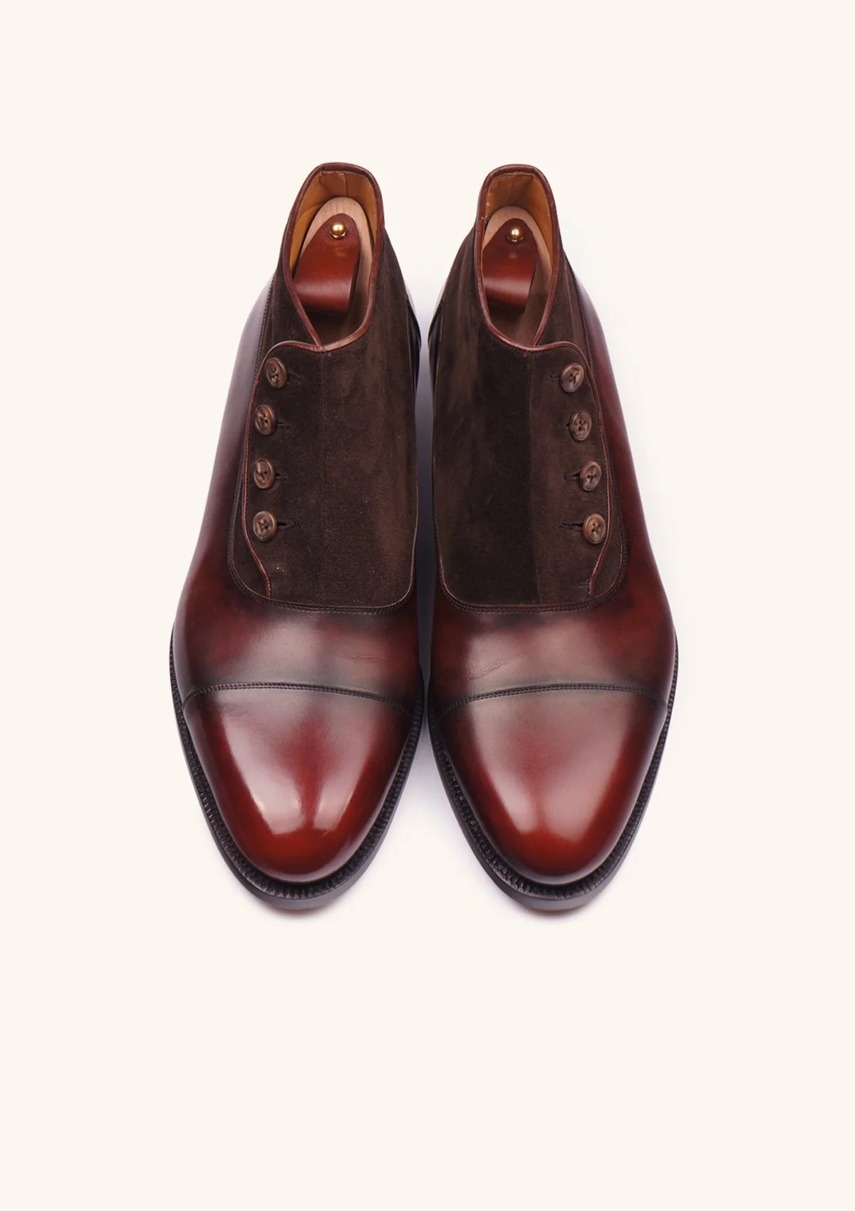 Stefano Bemer, Brown Victorian Button Boots