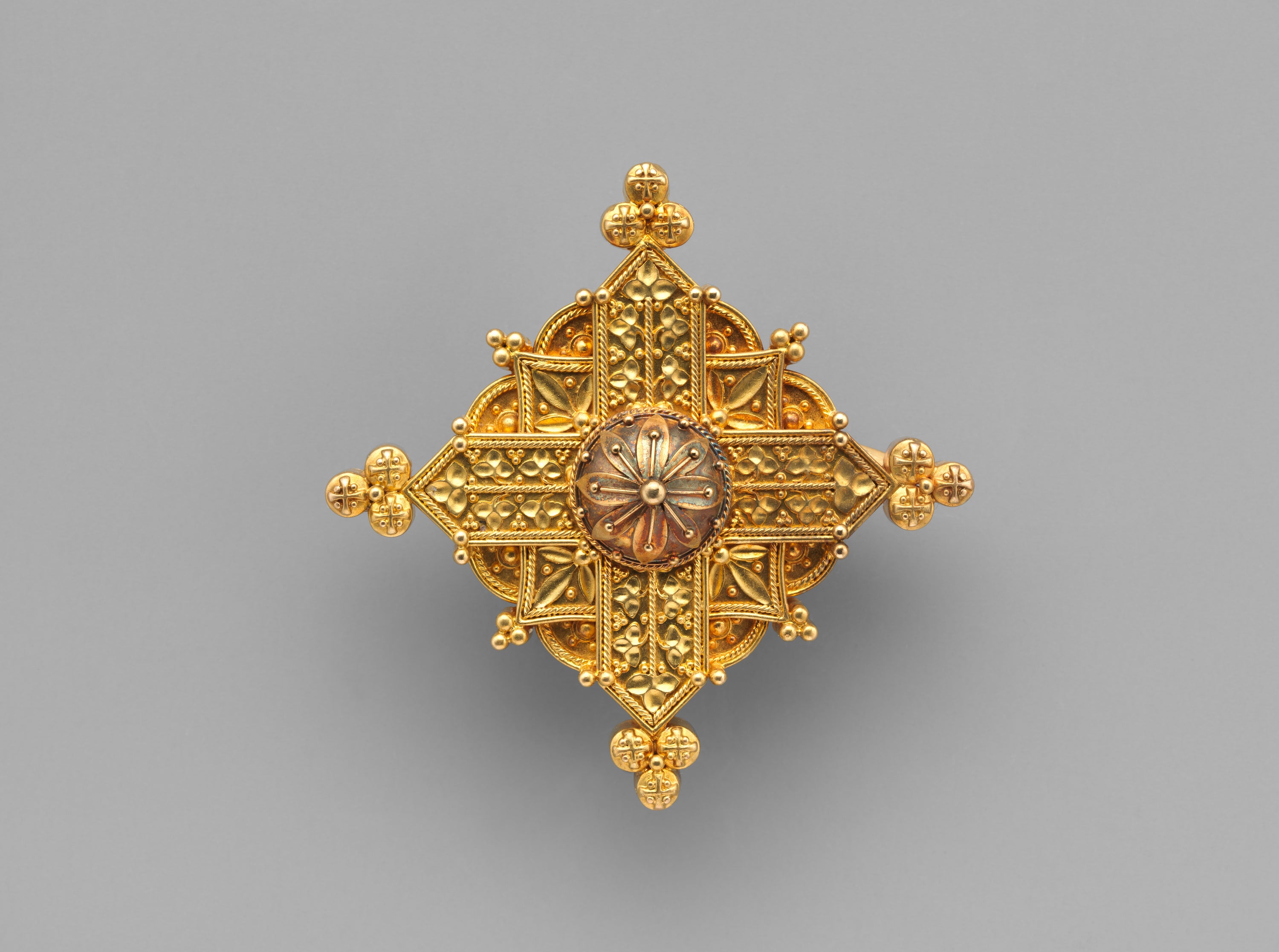 Brooch in the form of a Gothic Cross