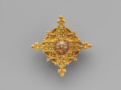 Brooch in the form of a Gothic Cross
