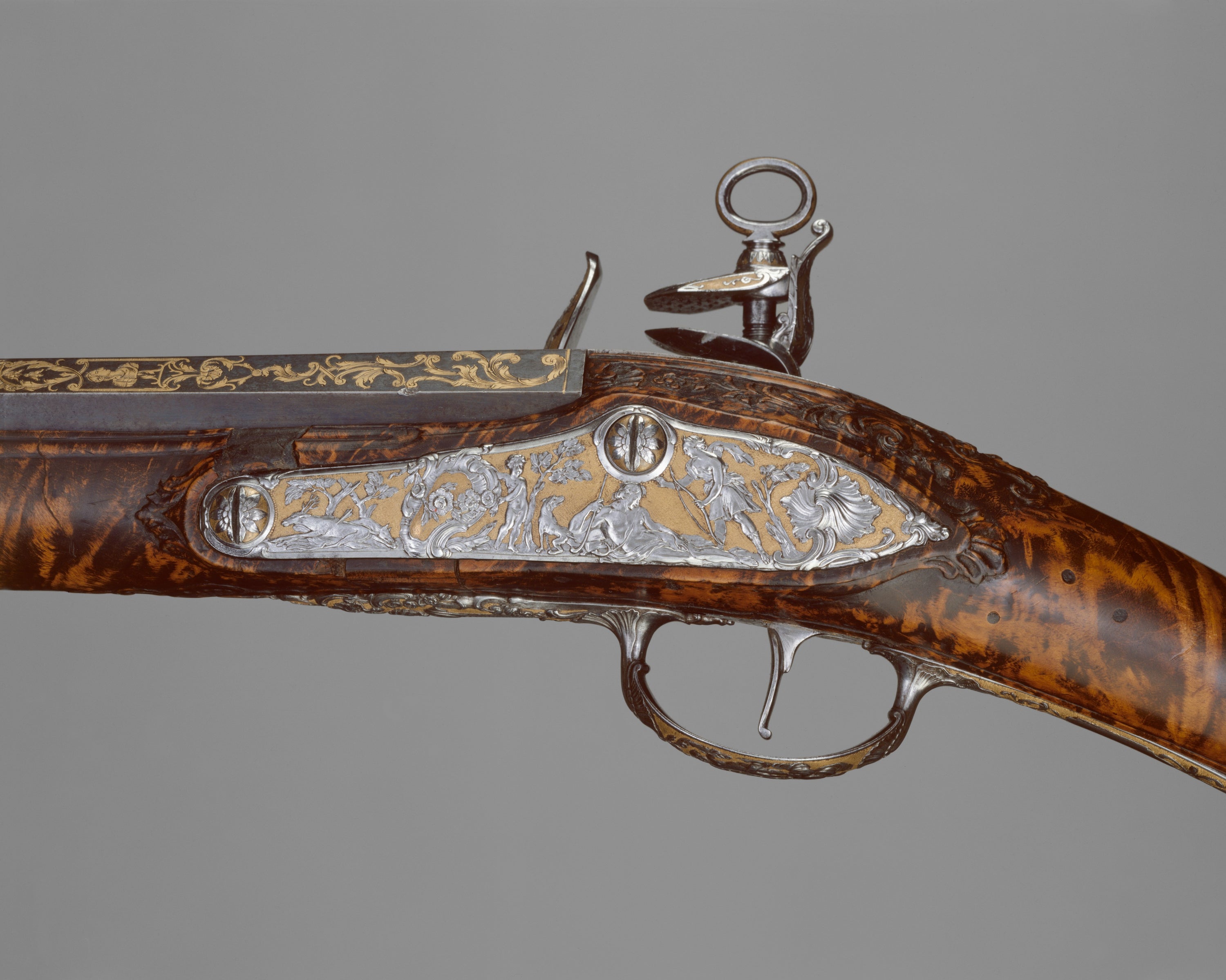 Gun with Flintlock