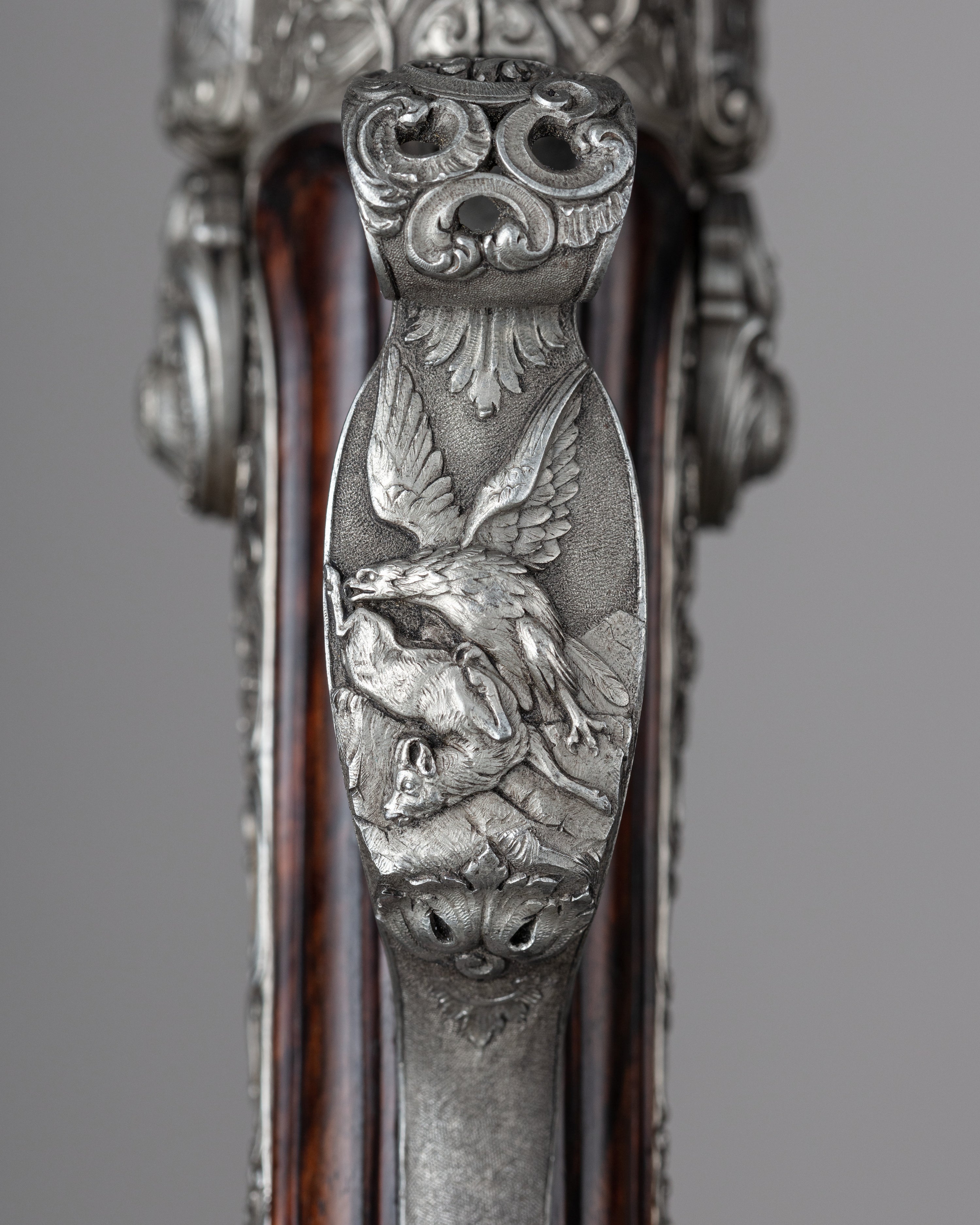 Double-Barrel Breech-Loading Pinfire Shotgun