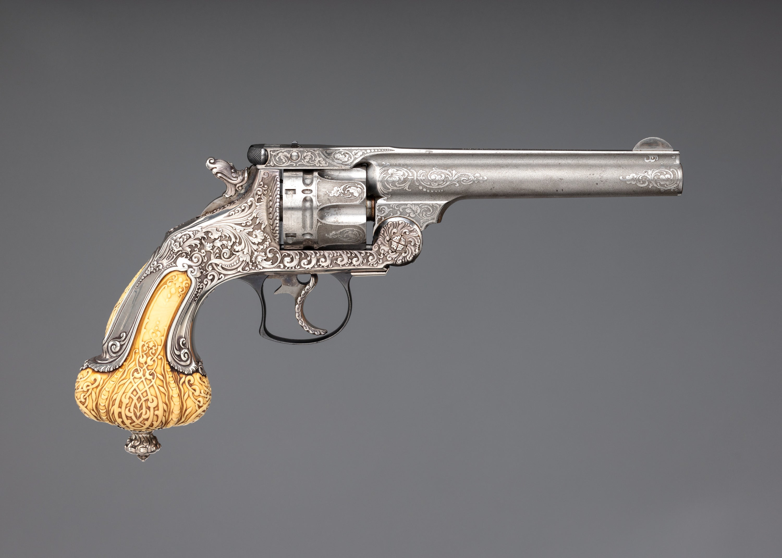 Smith & Wesson Revolver decorated by Tiffany & Co.