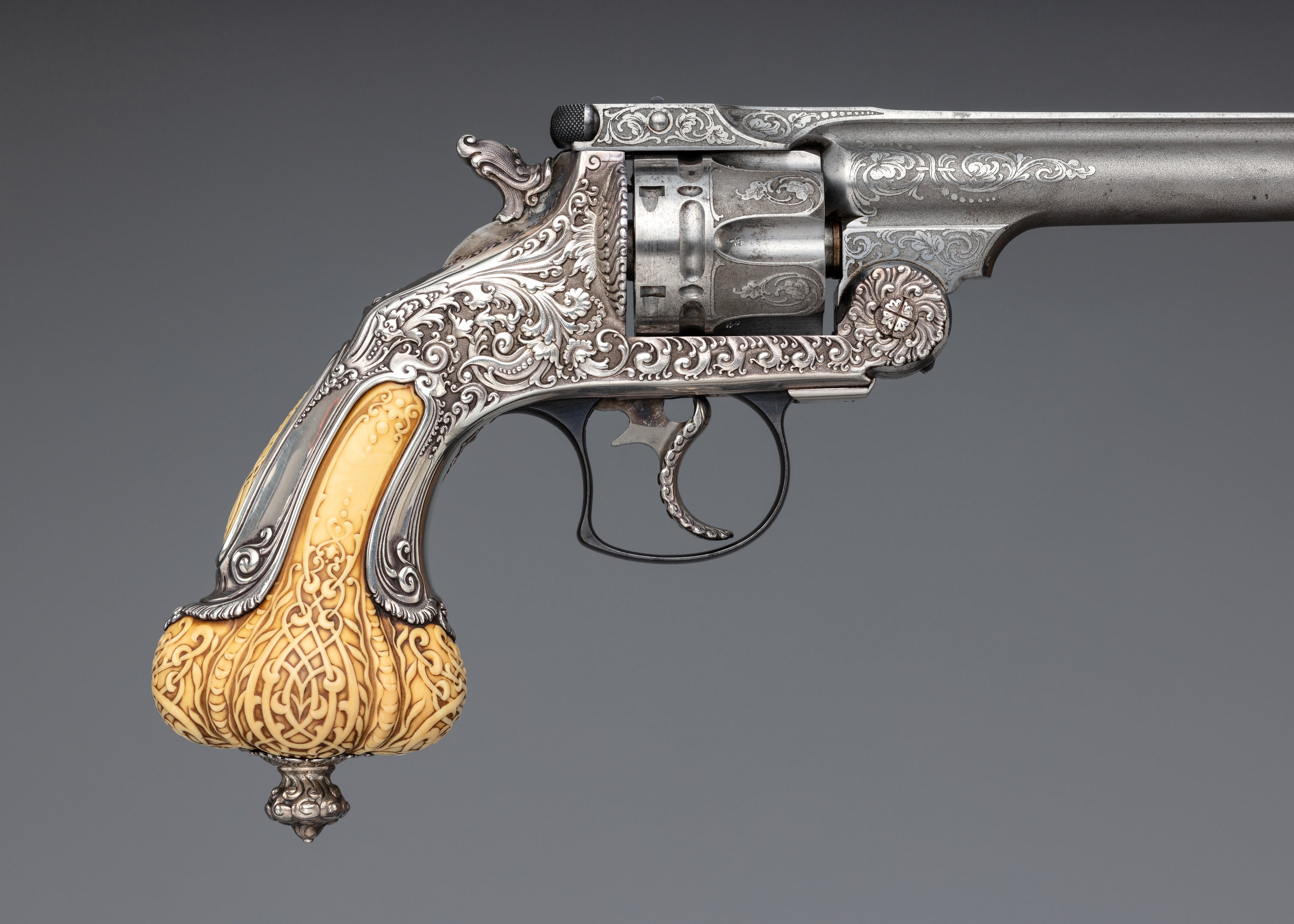 Smith & Wesson Revolver decorated by Tiffany & Co.