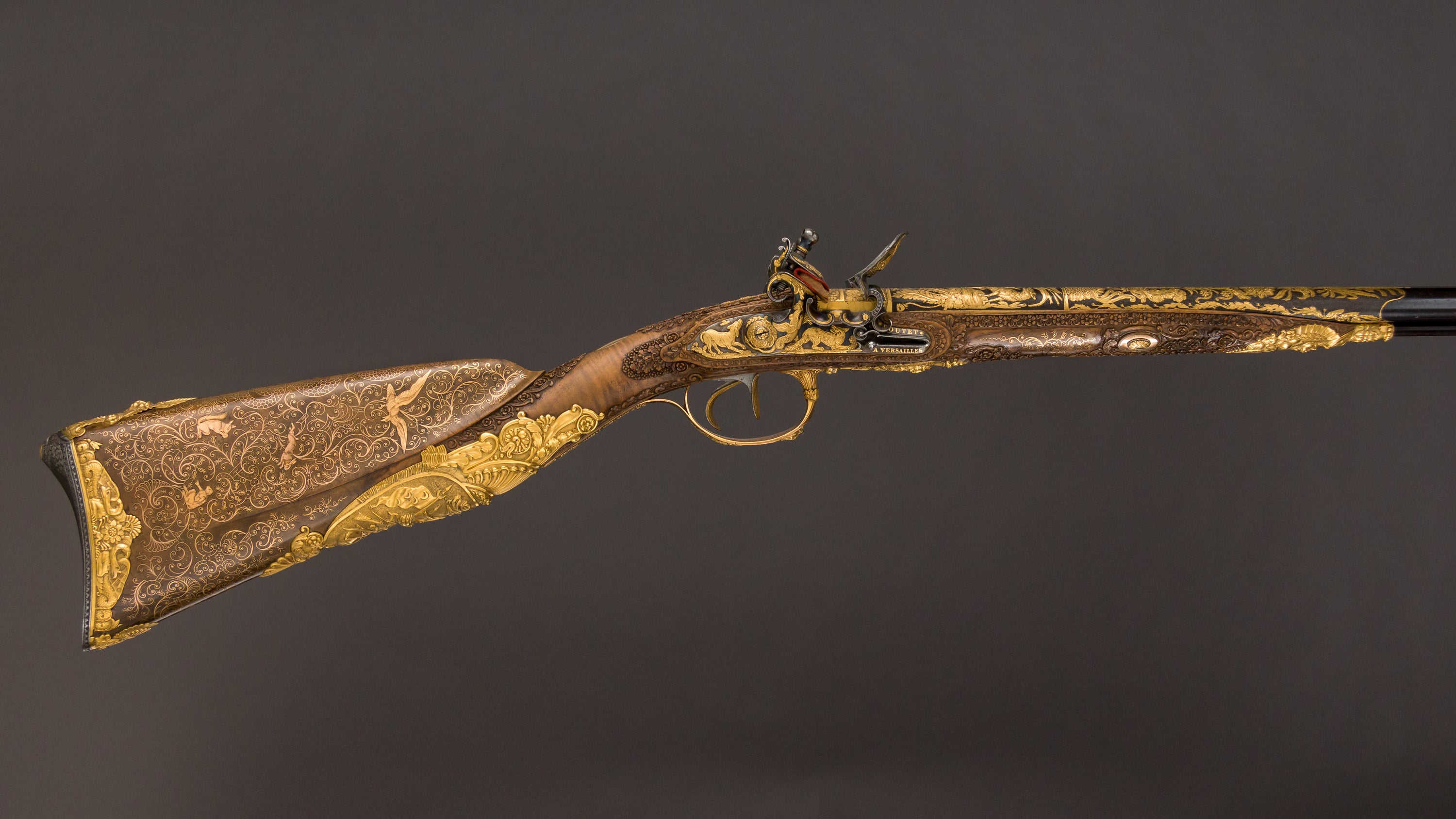 Double-Barreled Flintlock Shotgun