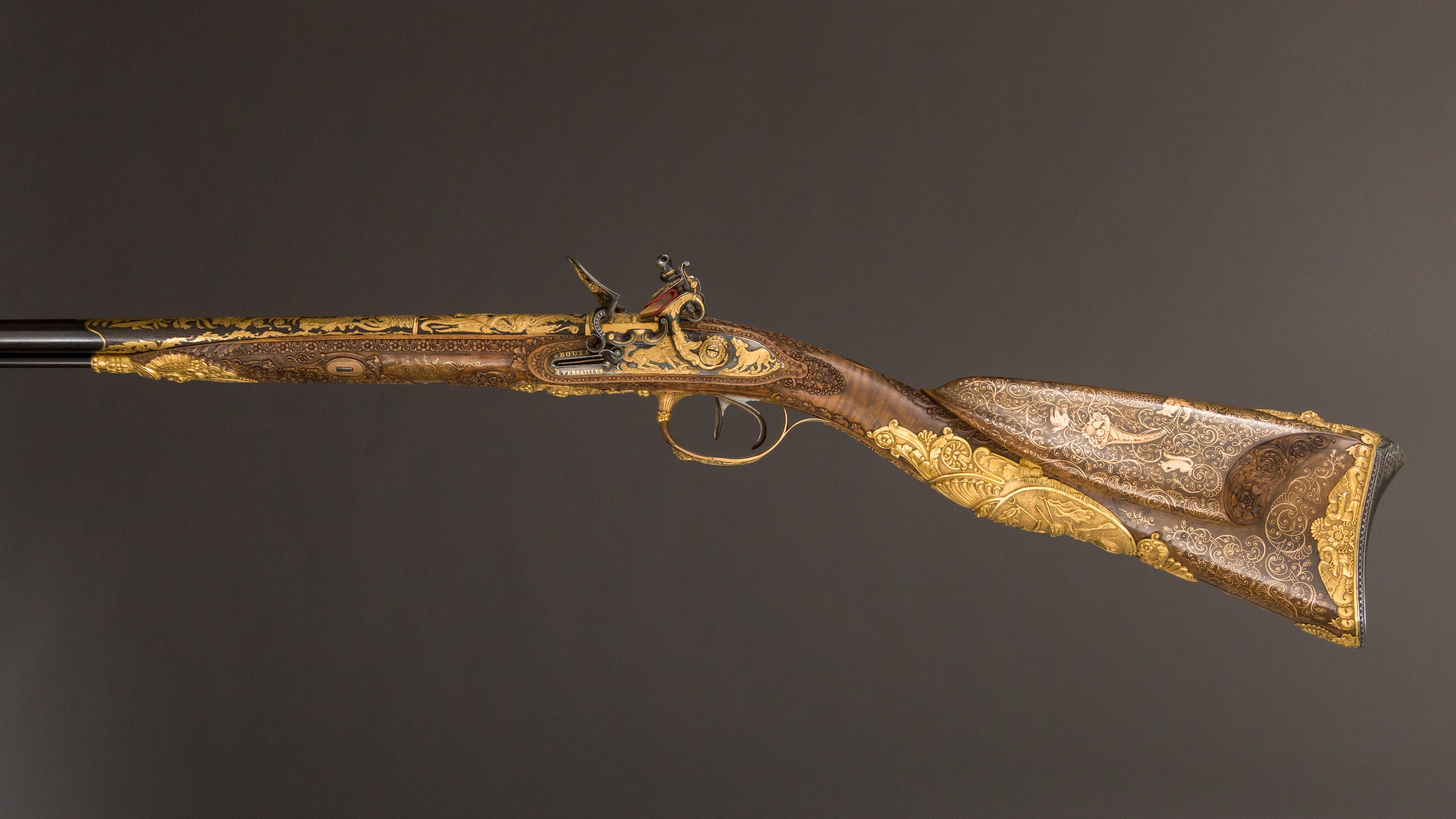 Double-Barreled Flintlock Shotgun