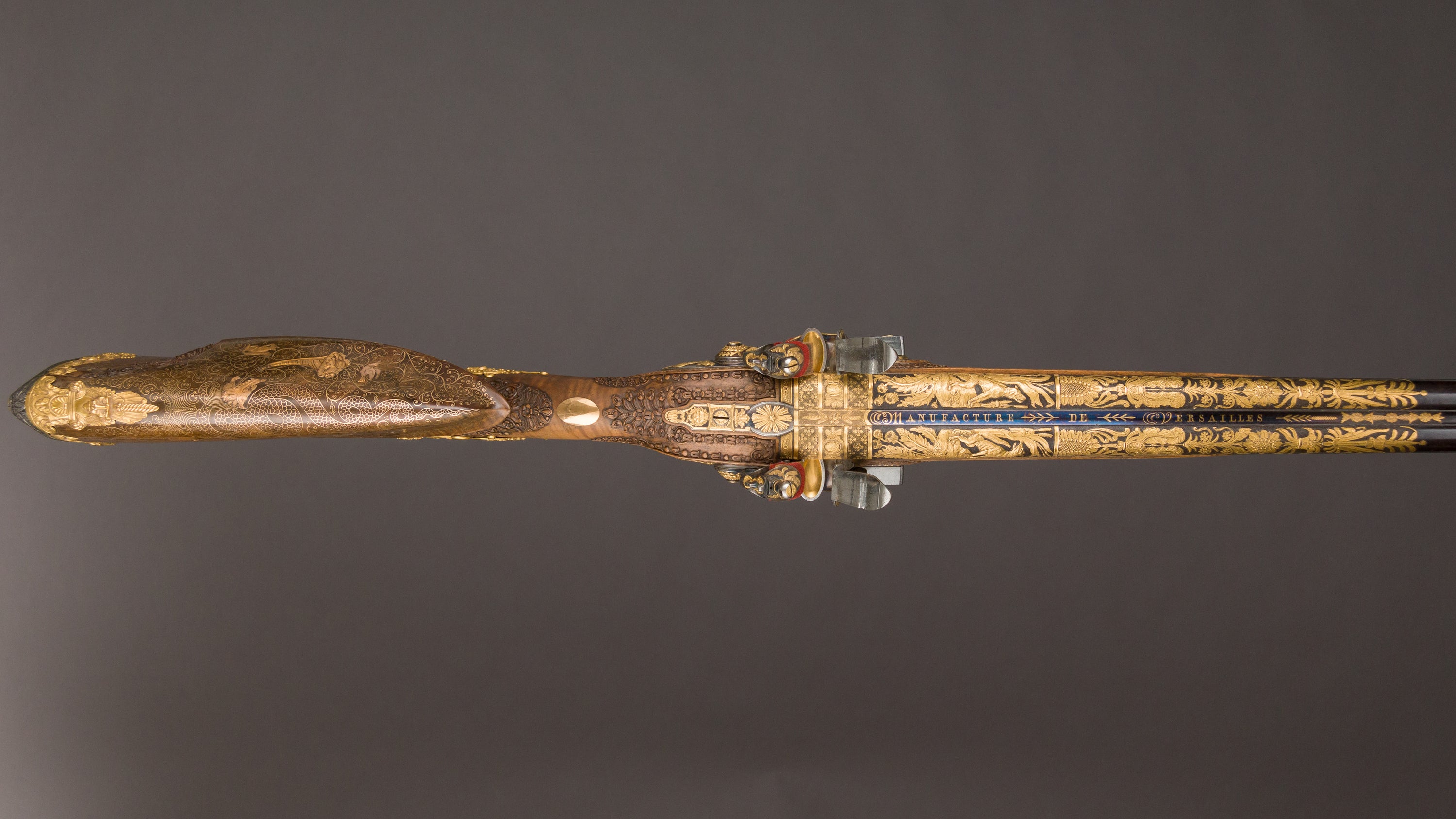 Double-Barreled Flintlock Shotgun