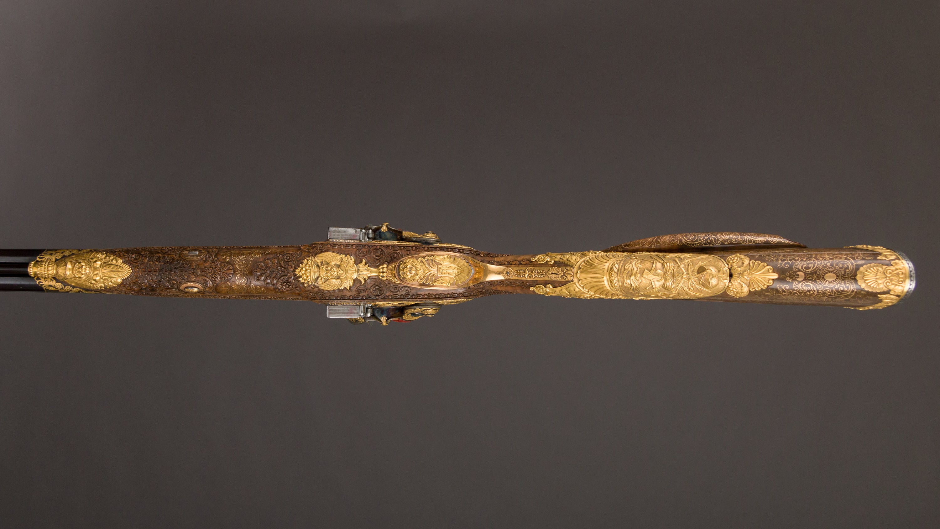 Double-Barreled Flintlock Shotgun