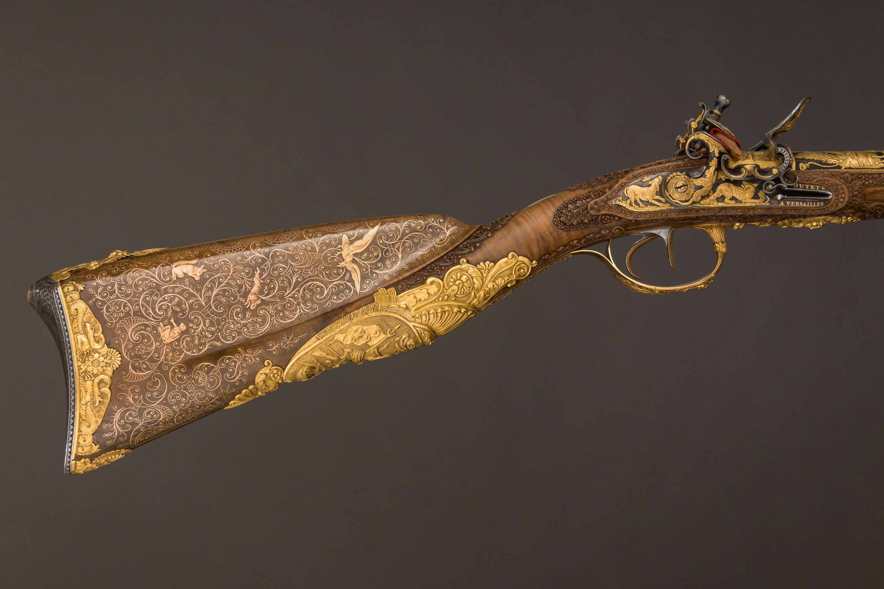 Double-Barreled Flintlock Shotgun