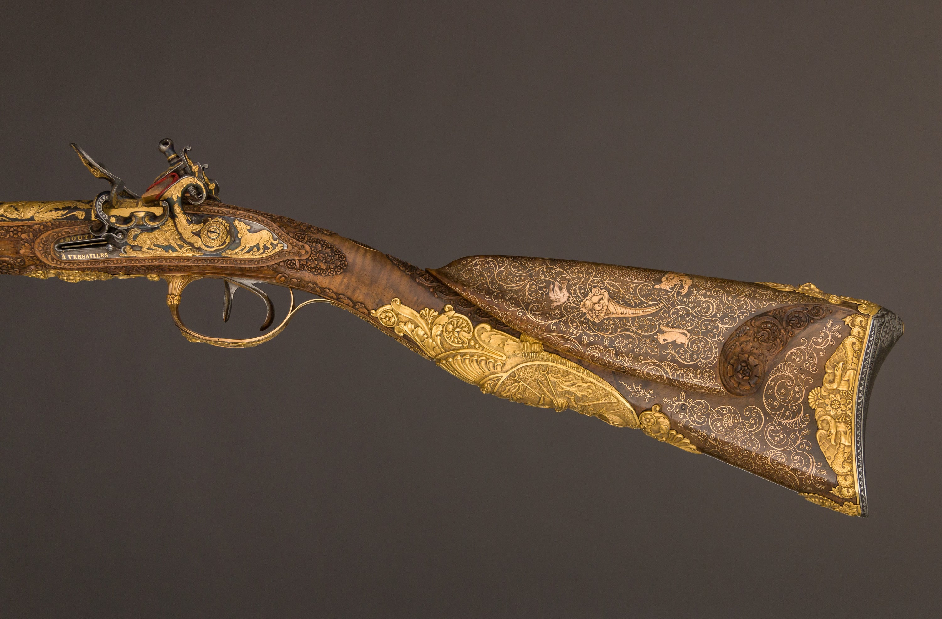 Double-Barreled Flintlock Shotgun