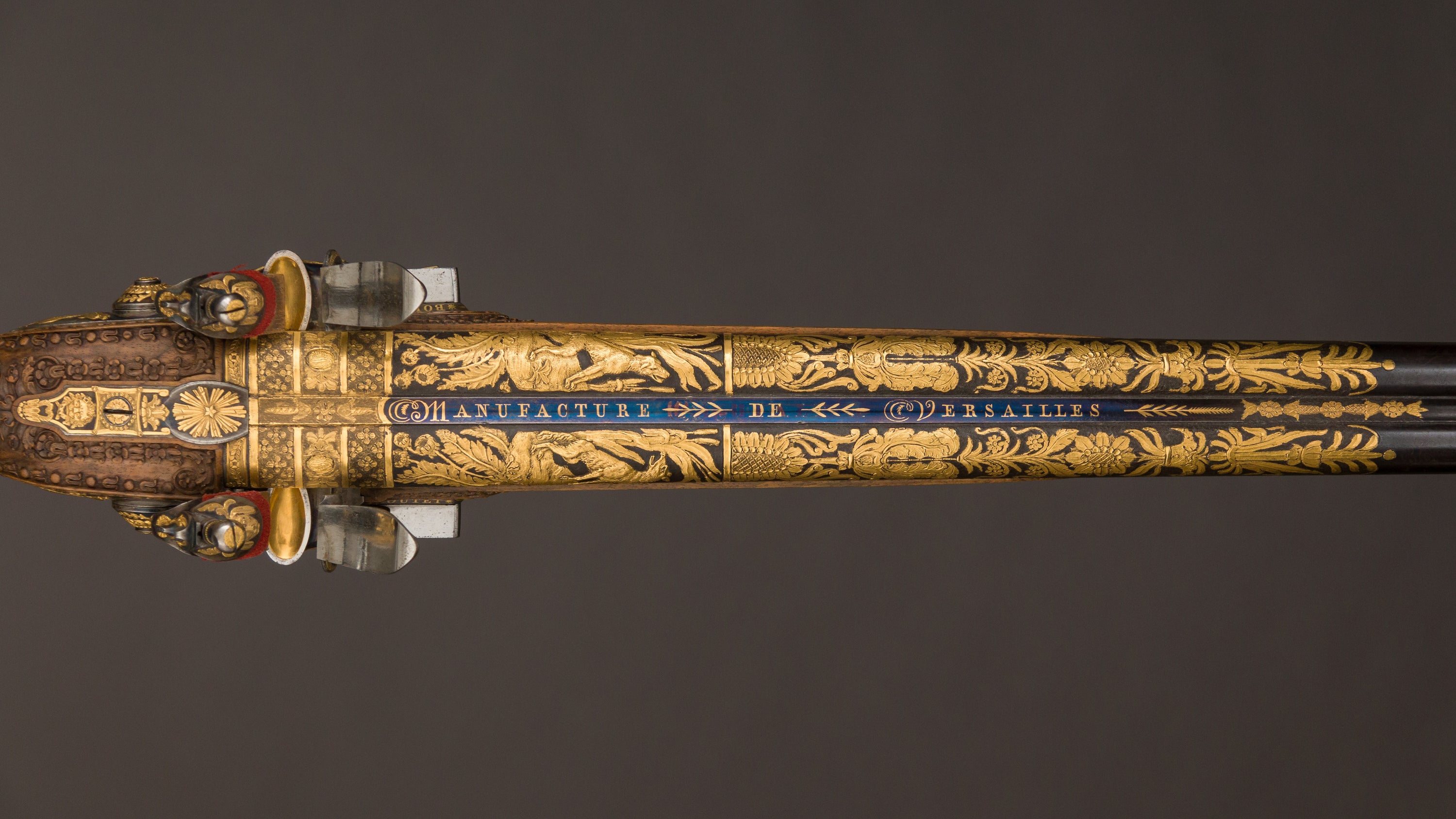 Double-Barreled Flintlock Shotgun