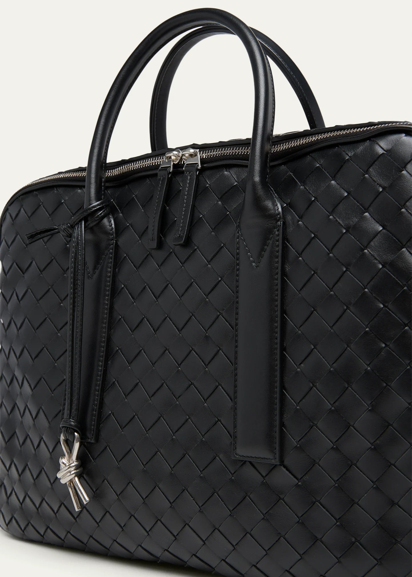 Bottega Veneta, Getaway Intrecciato Large Briefcase