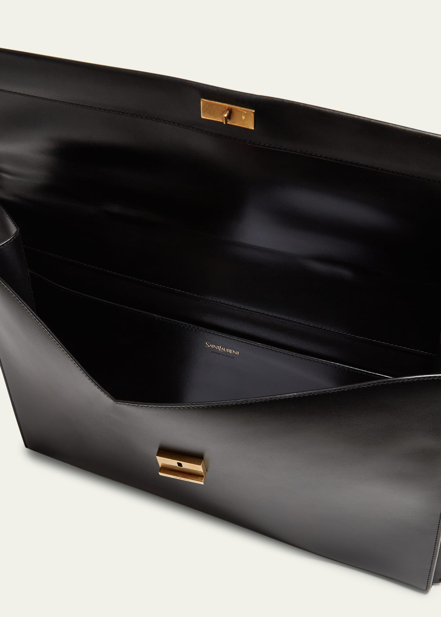 Saint Laurent, Smooth Leather Briefcase
