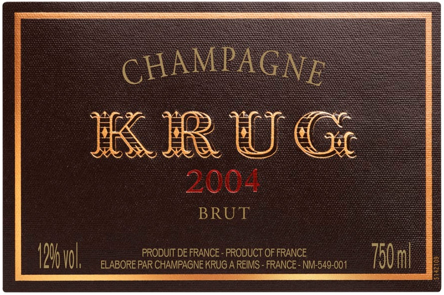 Krug, 2004 Vintage Brut