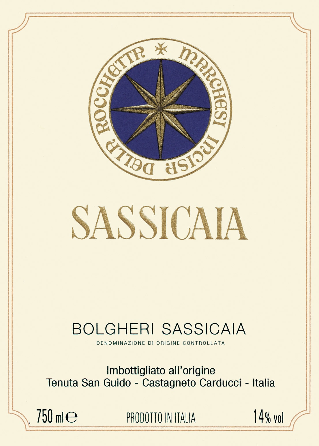 Tenuta San Guido, Sassicaia (6 Bottles in Original Wood Case)